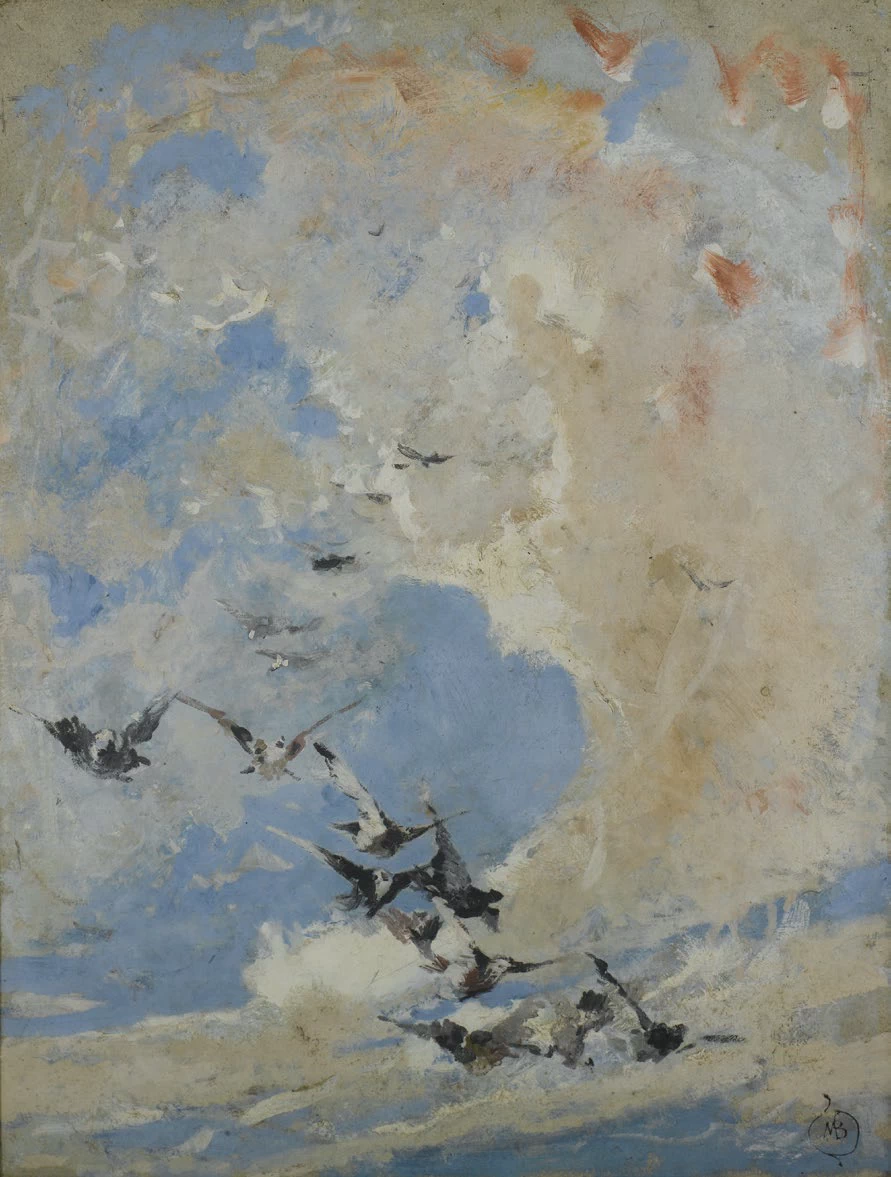 Volo di colombi - Galleria d’Arte Moderna, Milano